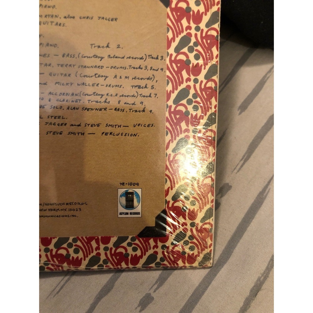 Sealed CHRIS JAGGER Adventures Of Valentine Vox LP Asylum Sealed - Picture 4 of 6